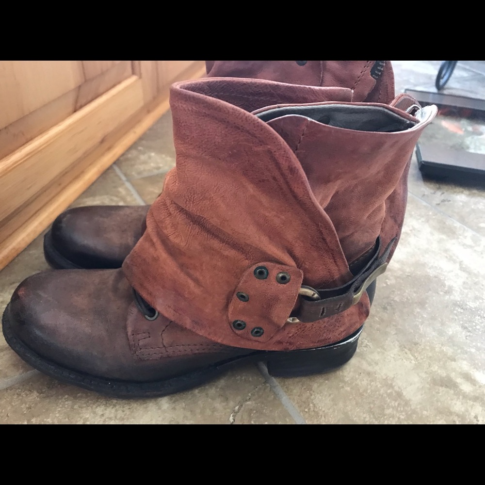 A.S.98 mid calf boots.
